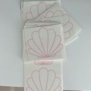 Pink Shell Wall Decals